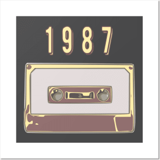 Cassette 1987 - Sounds Of Retro Posters and Art